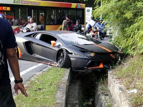 First of all, what is means by road accidents? Lamborghini Aventador Crashes into a Ditch in Malaysia ...
