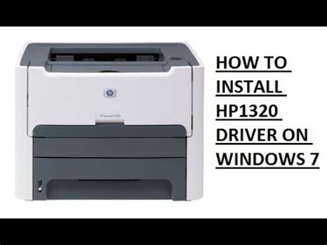 To install the hp laserjet 1015 printer driver, download the version of the driver that corresponds to your operating system by clicking on the appropriate link above. TÉLÉCHARGER DRIVER HP LASERJET 1320 GRATUIT POUR WINDOWS 7 ...