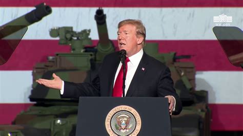 Speech Donald Trump Delivers Remarks At The Army Tank Plant In Lima