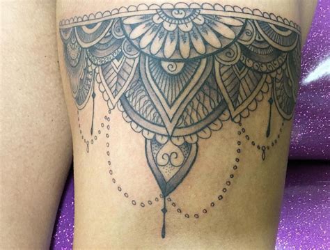 45 Charming Garter Tattoo Designs Using A Totem To Keep In Touch With