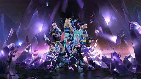 kda all out team 4k hd league of legends wallpapers hd wallpapers id 47549