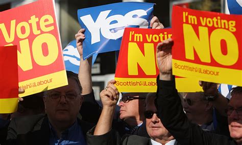 scottish independence new poll gives no vote six point lead politics the guardian