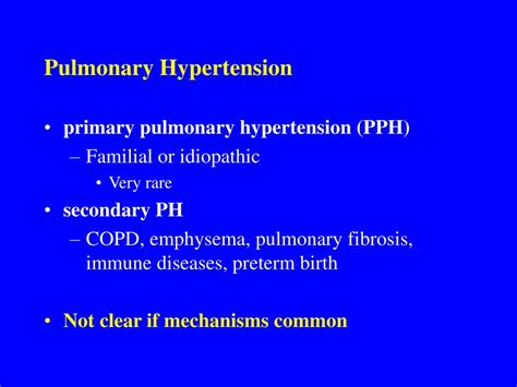 Ppt Pathology Of Pulmonary Hypertension Powerpoint