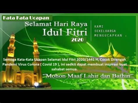 Check spelling or type a new query. Kata-Kata Ucapan Selamat Hari Raya Idul Fitri 2020/1441 H ...