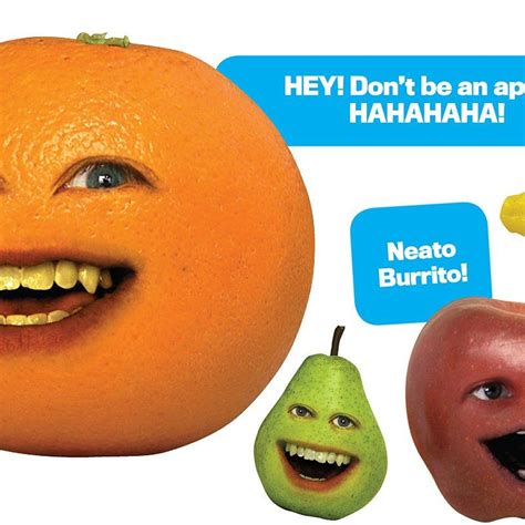 Cartoon Annoying Orange Apple