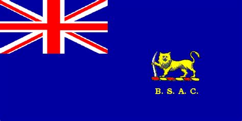Zimbabwe: British South Africa Company (1890 - 1923) - Fahnen Flaggen