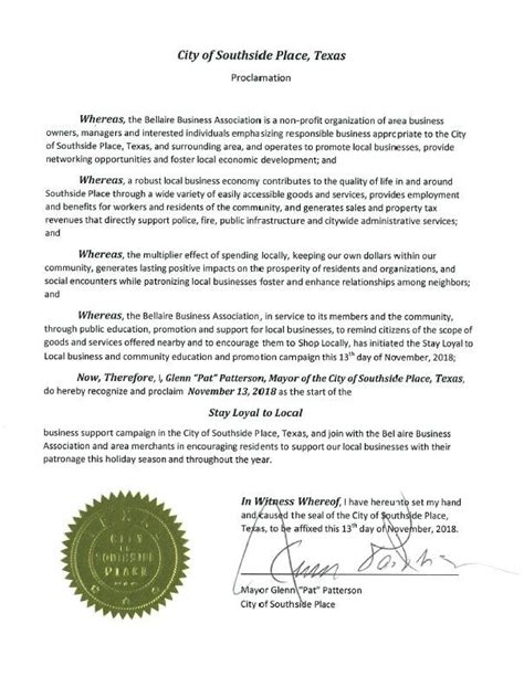 Southside Businesses | Southside Place, TX - Official Website
