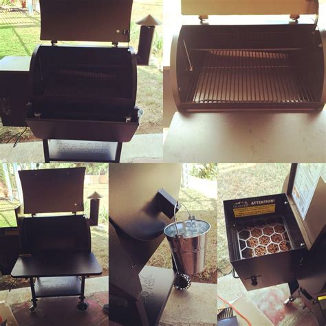 Traeger wood pellet grills work by igniting wood pellets (or wood chips) using a hot rod, followed by an induction fan stoking the fire and pushing the hot air around the inside of the grill. My Smoker Traeger Grill ready for tomrrow!!!🇺🇸🎉🍢🍗🌽🗽 ...