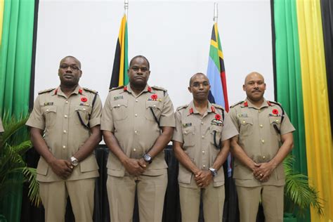 Jamaica Defence Force Promotes Senior Officers The Official