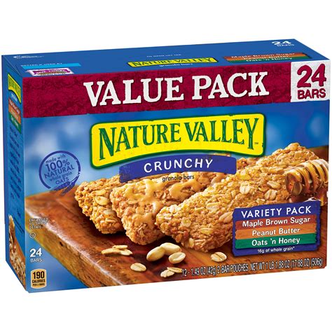 Nature Valley Crunchy Granola Bars Variety Pack 24 Bars Value Pack