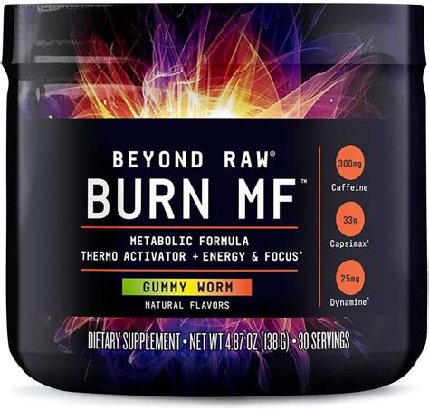 Buy Beyond Raw Burn Mf Metabolic Formula Thermo Activator Supports Energy And Focus Gummy