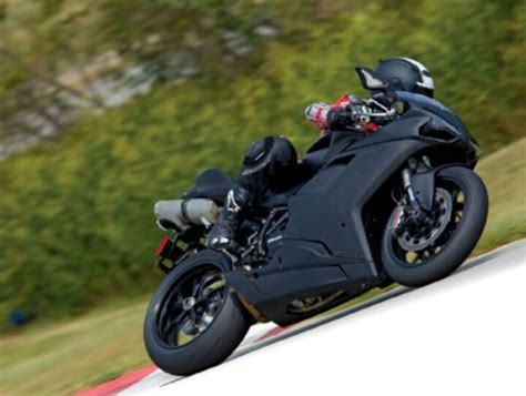 Matte Black Ducati Motorcycle On The Turn Ducati Pinterest