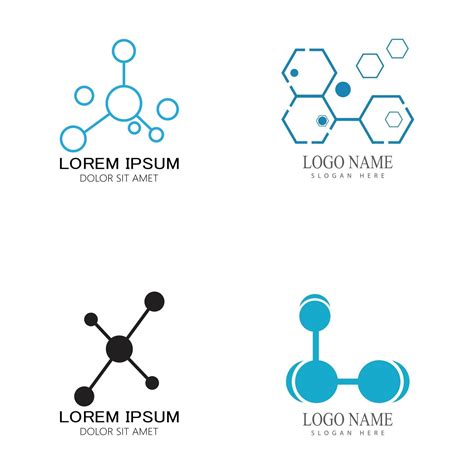 Molecule Symbol Logo Template Vector Illustration Design 2596753 Vector