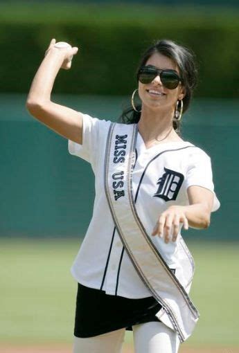 Sexiest Celebrity First Pitches In Mlb Baseball History 2010 Miss Usa