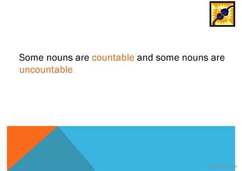 Countable Uncountable Nouns English Esl Powerpoints
