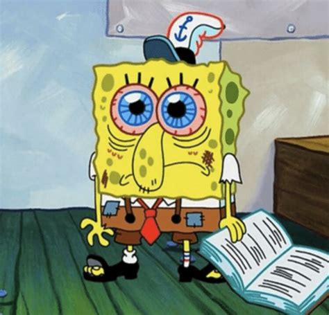 Spongebob Tired Eyes Blank Template Imgflip