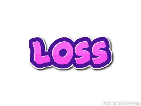 Loss Logo Free Logo Design Tool From Flaming Text