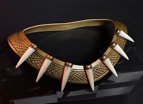 Killmonger Golden Jaguar Necklace Marvels Black Panther Etsy