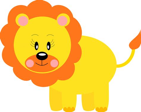 Download Png Free Free Printable Baby Jungle Animal Clipart Leão