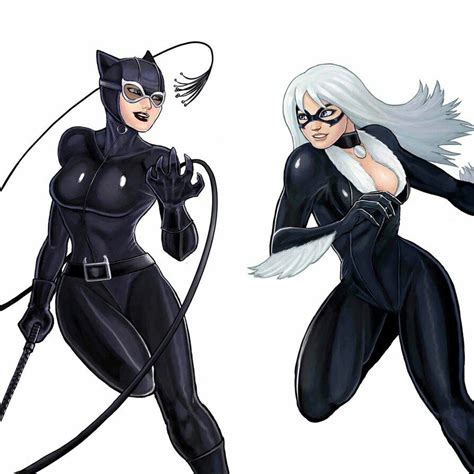 Catwoman And Black Cat Deviantart Cat Dko