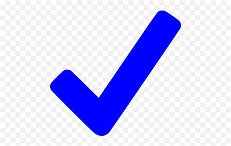 Blue Checkmark Icon Blue Check Mark Png Emoji Free
