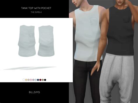 Bill Sims Tank Top With Pocket