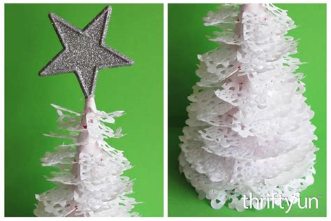 Making A Paper Doily Christmas Tree My Frugal Christmas