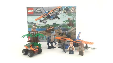 Review Lego Jurassic World 75942 Velociraptor Biplane Rescue Mission