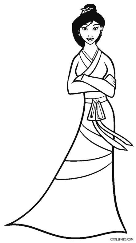Now you'll find many of them on this set of beautiful coloring books for children. Printable Mulan Coloring Pages For Kids