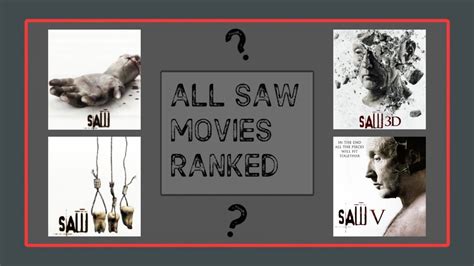 Saw Movies Ranked From Worst To Best Youtube