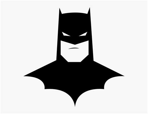 Batman Face Clipart Batman Black And White Face Hd Png Download