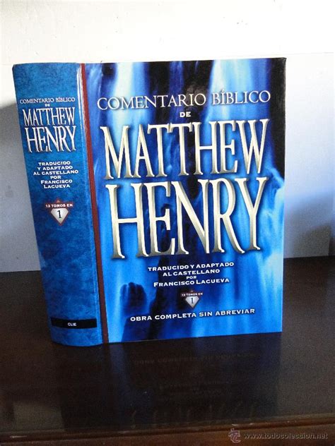 Comentario Biblico Matthew Henry Obra Com Vendido En Venta