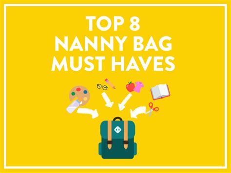 Top 8 Nanny Bag Must Haves Help For Nannies And Home Organizers