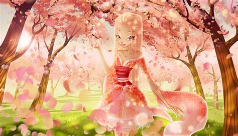Under The Sakura Trees By Astralblu On Deviantart