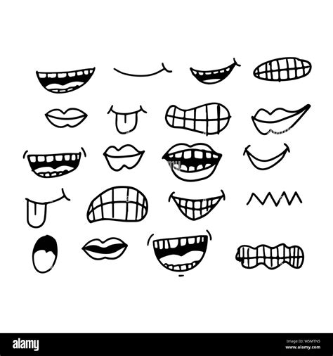 Cartoon Mouth Icon Stock Vector Image And Art Alamy