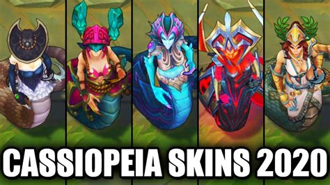 All Cassiopeia Skins Spotlight Final Vfx Update 2020 League Of Legends