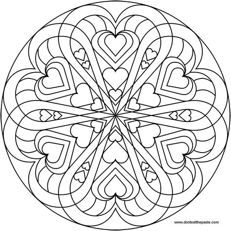 Print mandala coloring pages for free and color our mandala coloring! Celtic Adult Coloring Hearts Coloring Pages