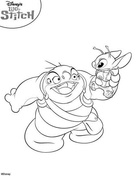 Drawings Lilo Stitch Animation Movies Printable Coloring Pages Sexiz