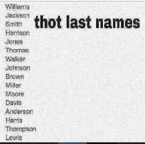 Des Des On Twitter Now They Have Thot Last Names T Co