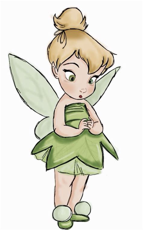 How To Draw Tinkerbell Step Cute Disney Drawings D Vrogue Co