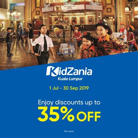 As in the real world, there is a lot of activity for kids such as being a police officer, doctor and earn money, which they can then spend or save. KidZania Kuala Lumpur 35% OFF Promotion with Touch 'n Go ...