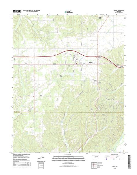 Mytopo Kansas Oklahoma Usgs Quad Topo Map