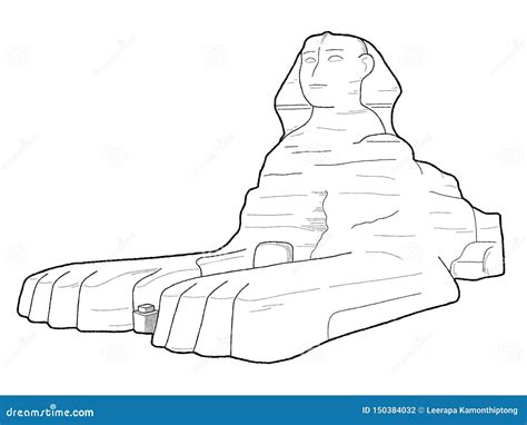 The Sphinx At Giza And Pyramid Stock Photo 145150638