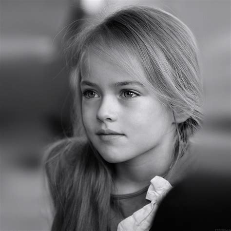 Hd74 Kristina Pimenova Cute Girl Model Bw Dark