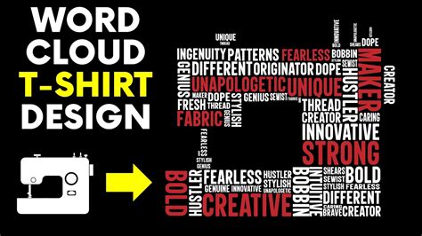 Word Cloud T Shirt Design In Illustrator Typography T Shirt Design