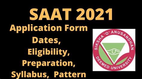 Recently the recruitment exam of dphe has been ended. SAAT 2021: Check All The Exam Details Here! - Admission Guidance
