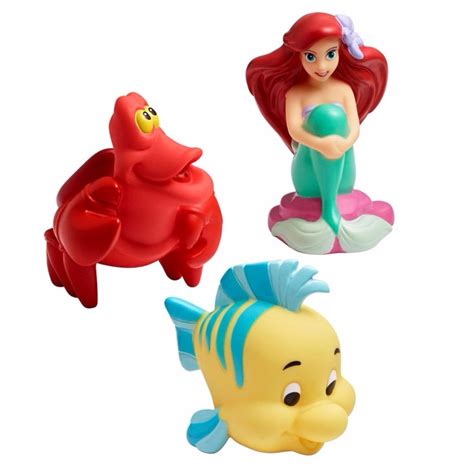 Shop the first years ariel shell bath tub with toys exclusive online shopping from babyshop saudi fast delivery for fashion brands of clothing, dresses, pants, bags, beauty, shoes online in jeddah, riyadh free returns cash on delivery Disney Baby The Little Mermaid Bath Squirt Toys | Bath Toys