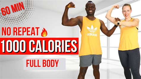 Burn CALORIES With This Hour Full Body Cardio HIIT Workout At Home NO REPEAT YouTube