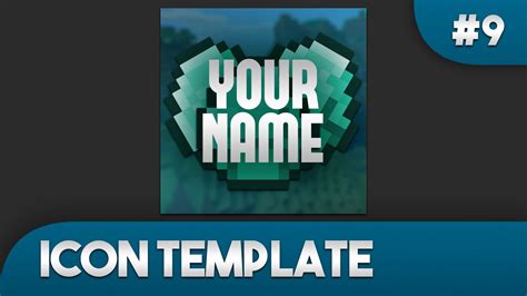 Minecraft Server Logo Template Psd Options Include Drop Shadow Font