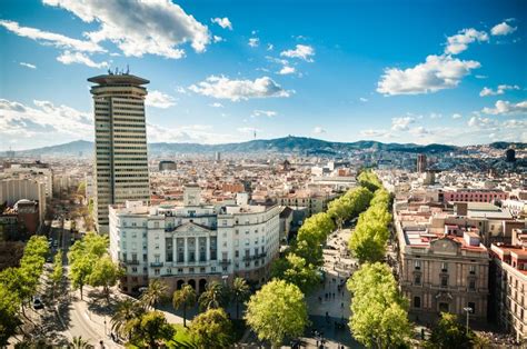 Find the best deal for barcelona city hotel, spain. La Rambla, Barcelona | Spain travel, Aerial view